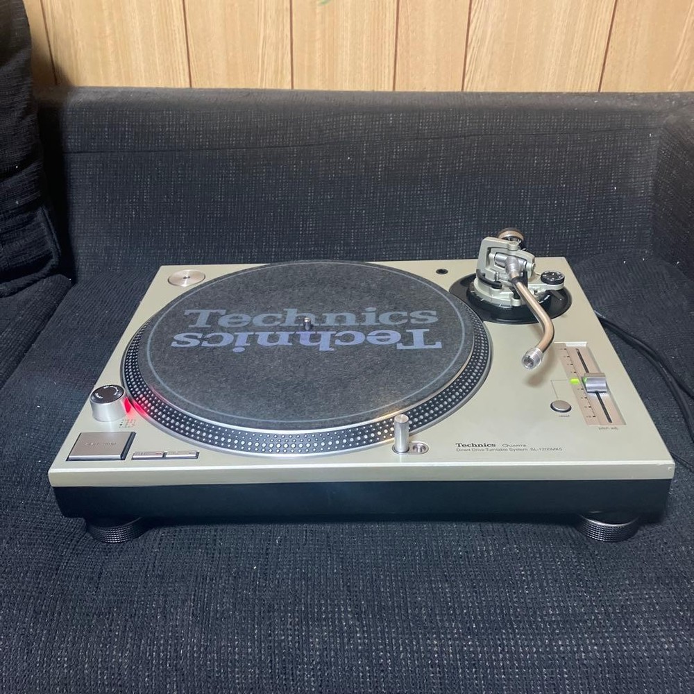 Technics SL-1200MK5 Silver Direct Drive Turntable Tested Scratch DJ Working