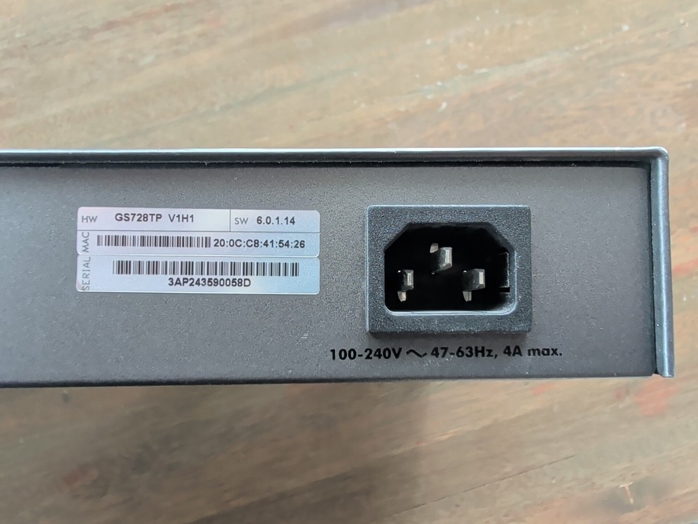 NETGEAR GS728TP 28-Port Poe Switch