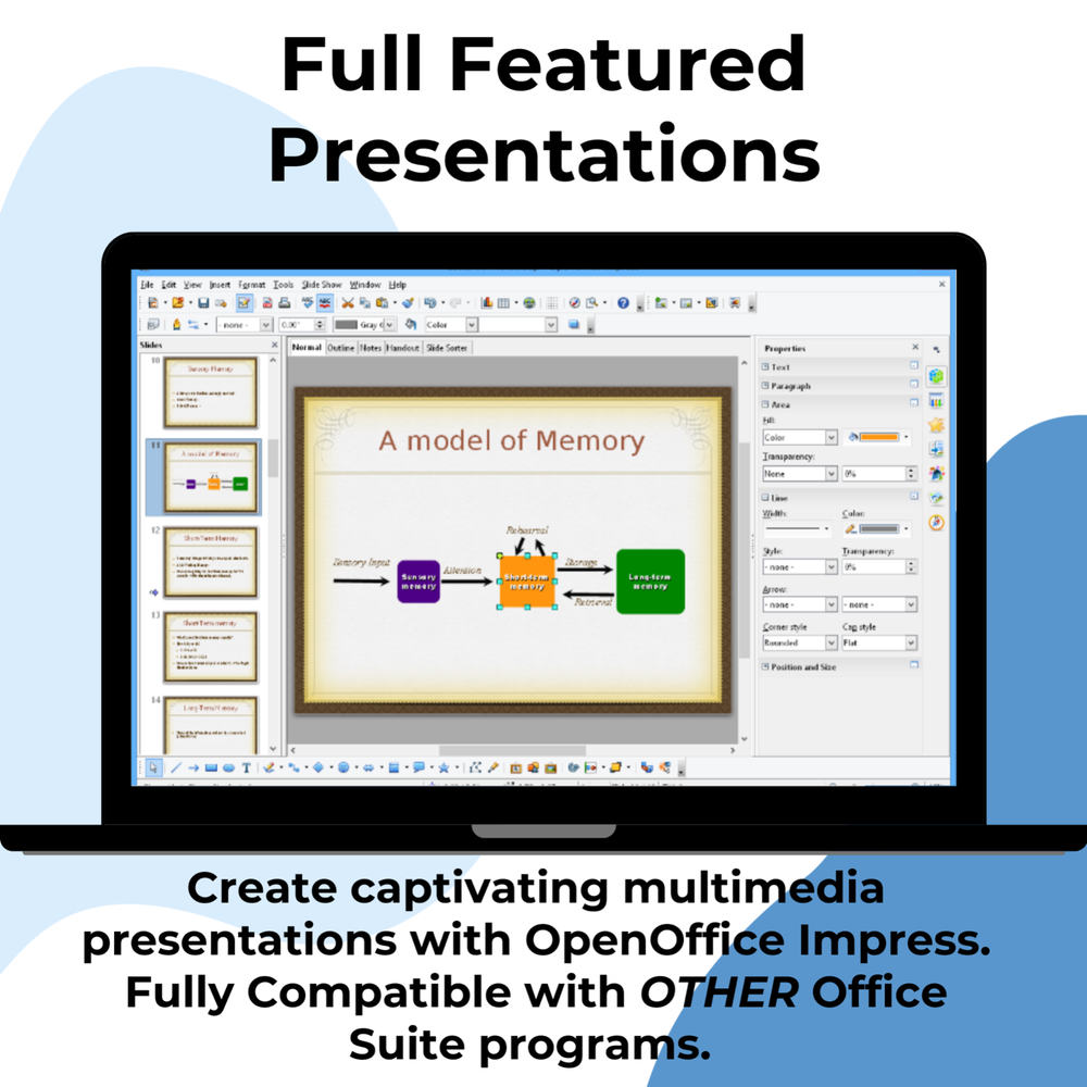 Open Office Software Suite for Windows & MAC | Freedom Edition 2023 - DVD-ROM