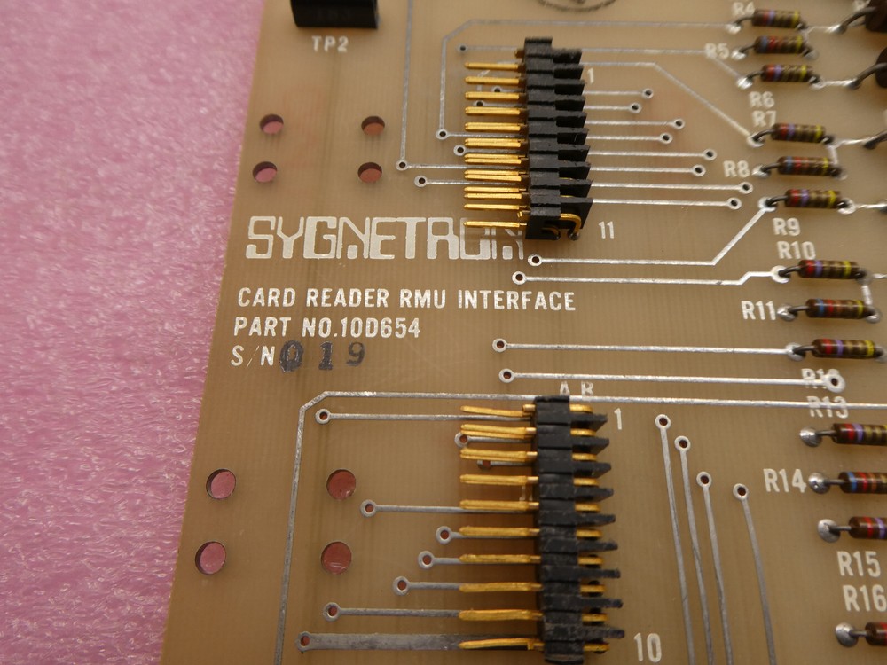 SYGNETRON 10D654 CARD READER RMU INTERFACE