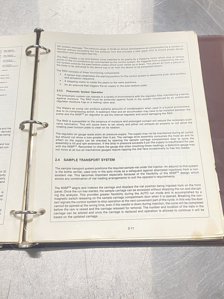 Waters WISP 710B Sample Processor - Users Guide / Instructions Manual