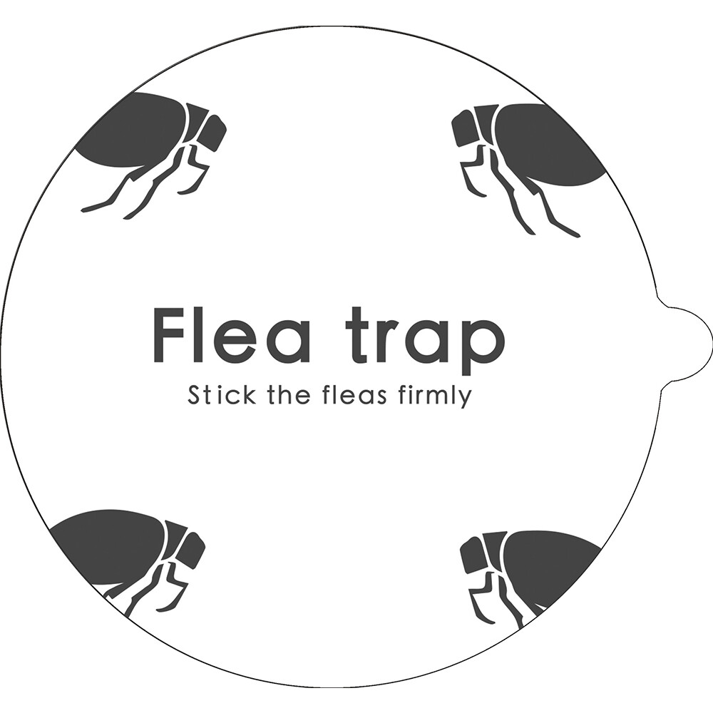 5 Pack Disposable Flea Trap Sticker Sticky Dome Flea Trap Refill Flea Glue Discs