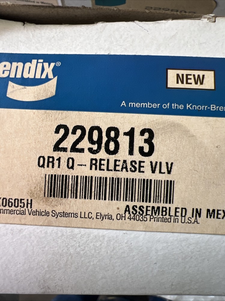 229813 Bendix Qr 1 Air Brake Quick Release Valve .