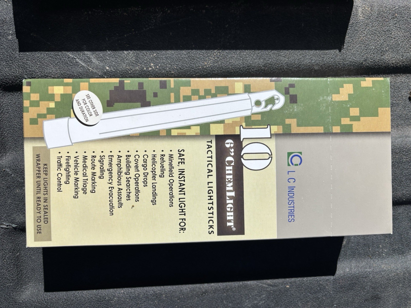 Cyalume Chem Lights 6-inch Ultra Bright Blue Sticks 10 Pack Survival Gear