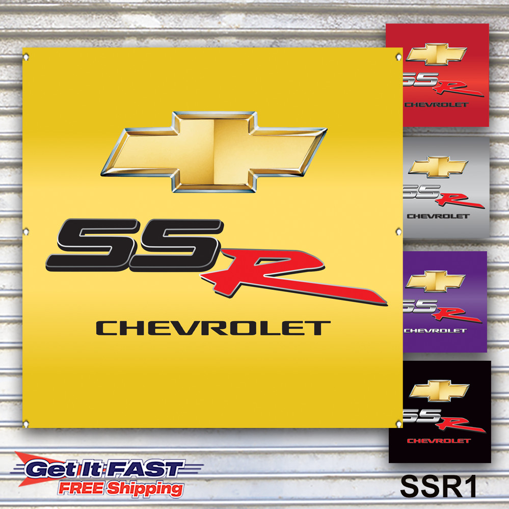 Chevy SSR Banner Sign Wall Art 2003-2006