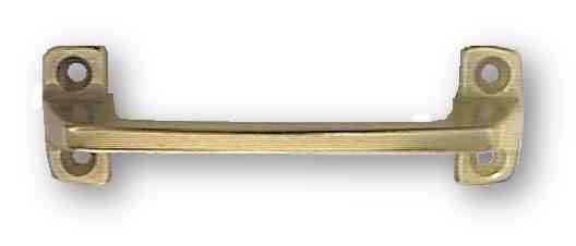 3-3/8" Front Mount Pull Satin Brass