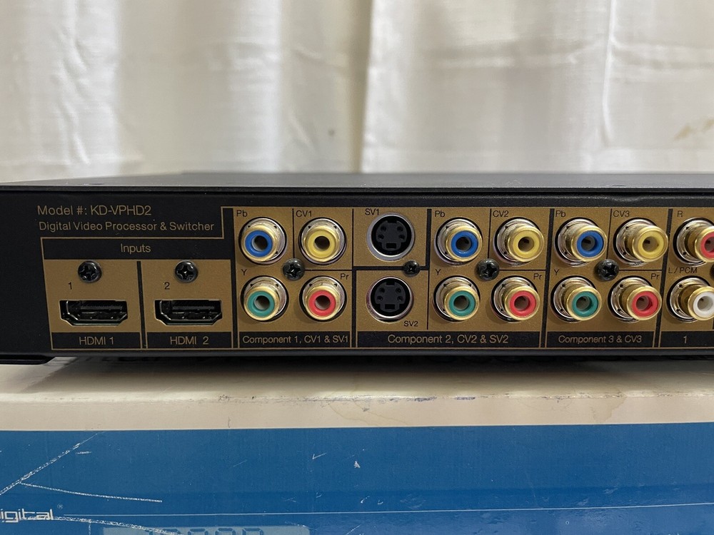 Key Digital KD-VPHD2 Digital Video Processor and Switcher with Remote Hot Rod