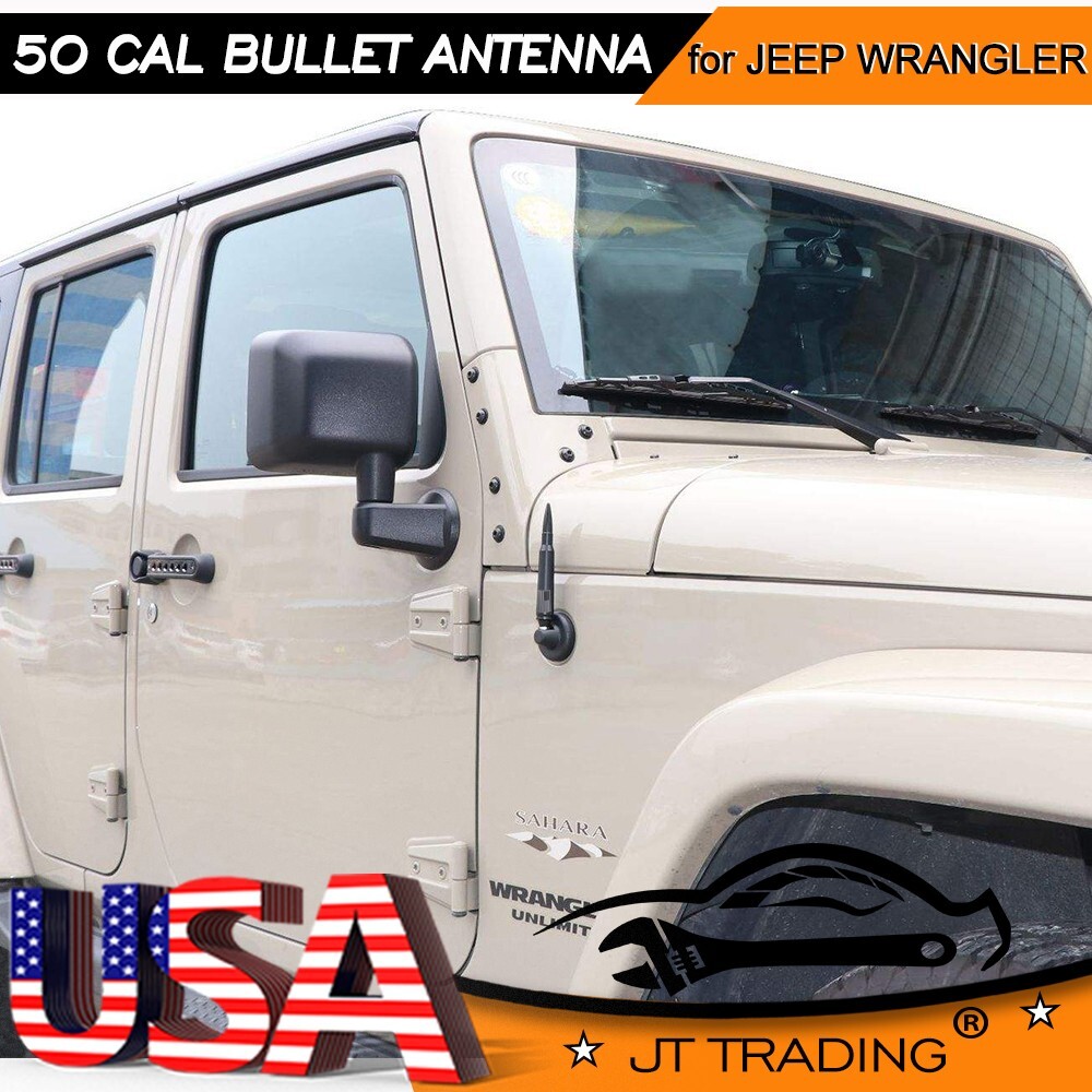 USA Bullet Antenna for 2007-2021 Jeep Wrangler JK JL Rubicon Sahara Gladiator