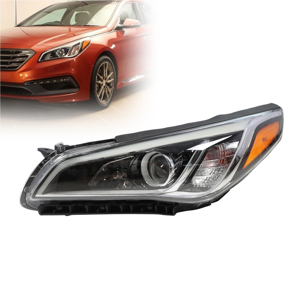 Halogen Headlight 92101C2000 For 2015 2016 2017 Hyundai Sonata Left Driver Side
