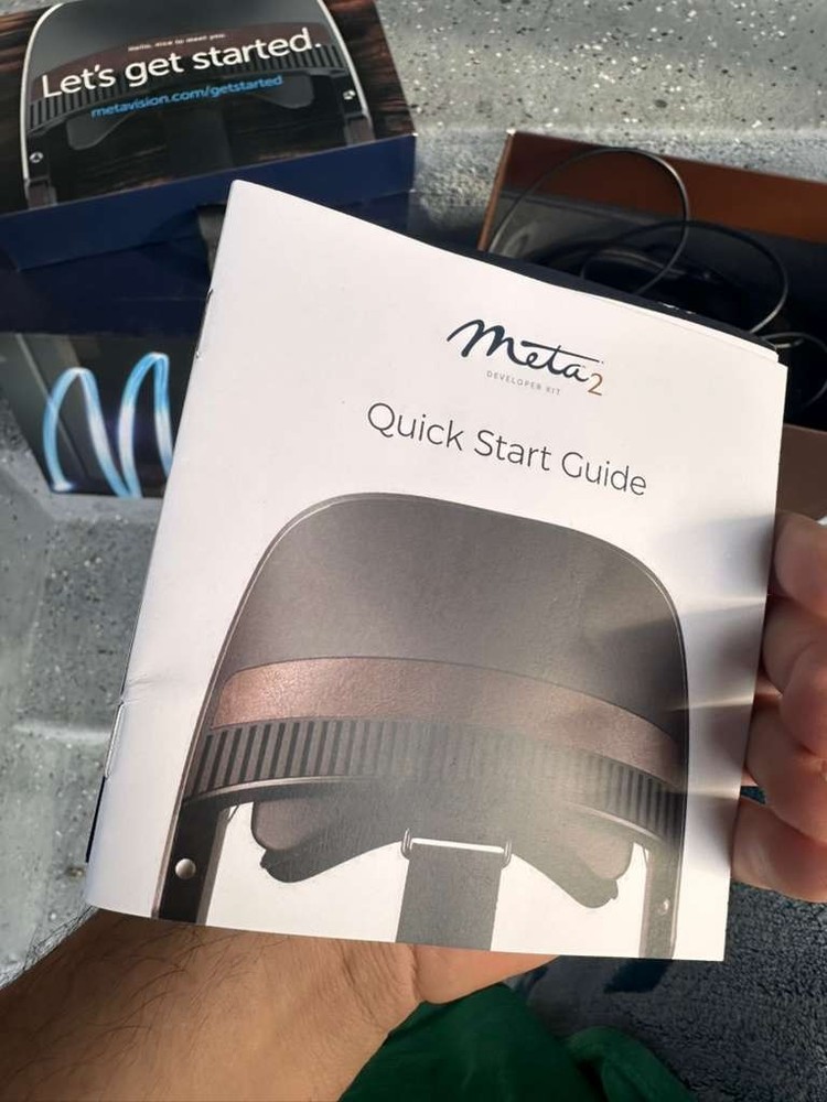 Rare Metavision Meta 2 AR Headset Developer Kit - Tech History - Original Packag