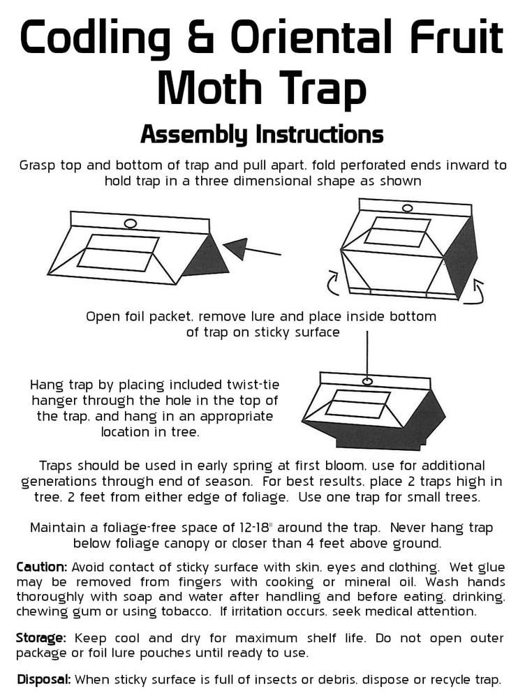 VivaTrap VT-106 Codling & Oriental Fruit Moth Trap Lure 2-Pack 8 Weeks
