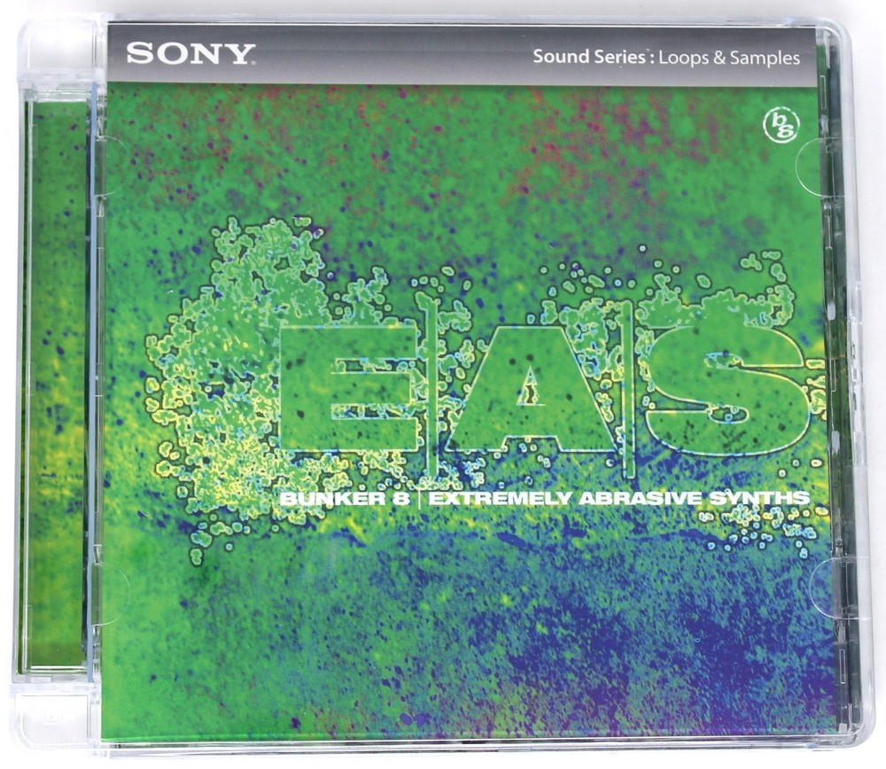 Sony Sound Series Extremely Abrasive Synths Library Loops/Samples/Sampling CD