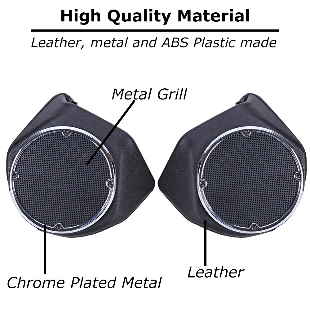 King Tour Pak Trunk 6.5" Speaker Pods For Harley Road King Street Electra Glide