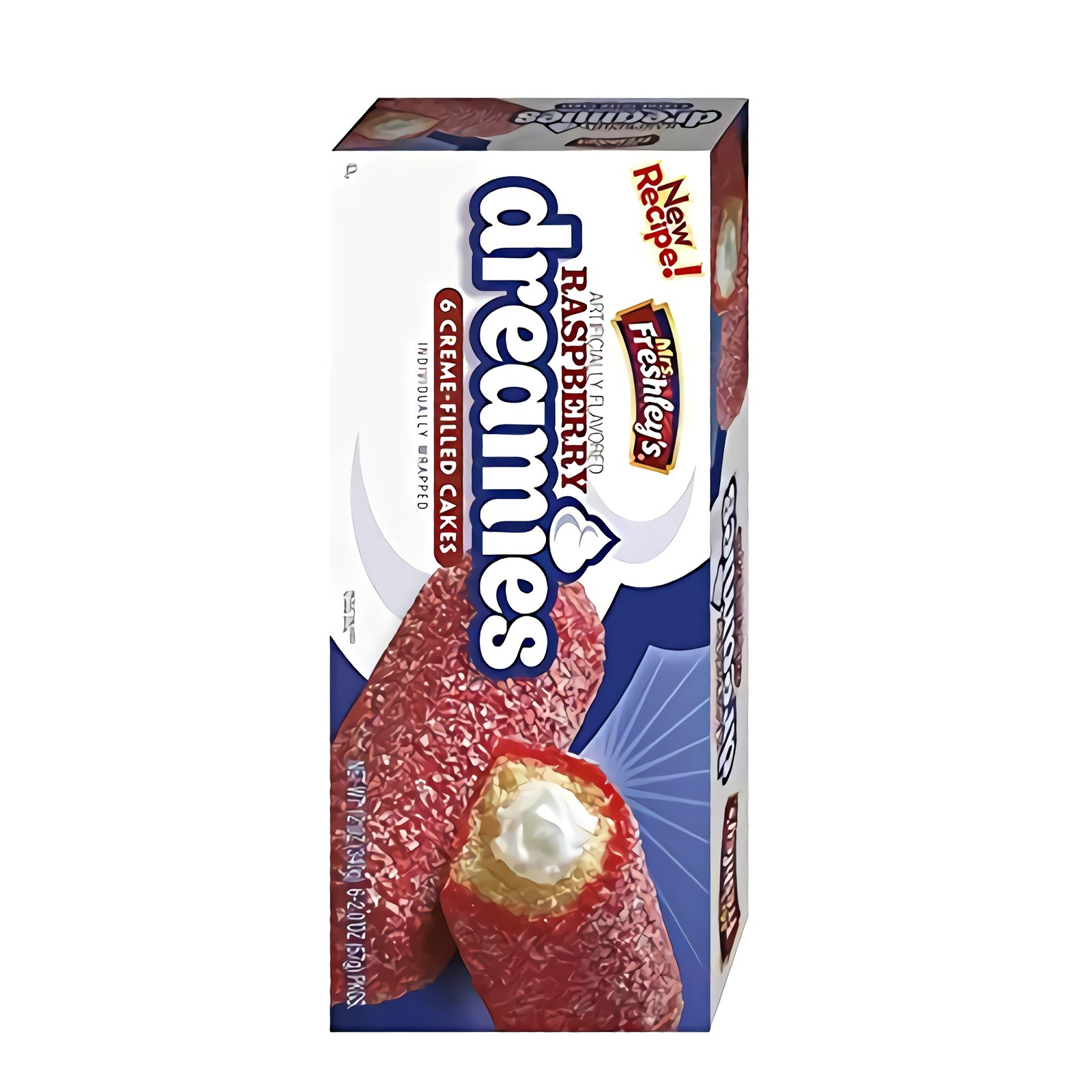 Mrs. Freshley's Raspberry Dreamies | 2 Oz | Pack of 18