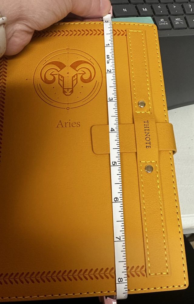 Celercrownv Aries Zodiac Notebook with greeting card