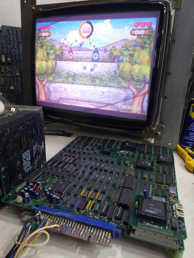 ZERO POİNT ARCADE PCB JAMMA TESTED WORKING