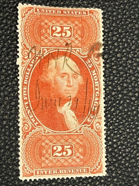 US Revenue stamp R100c