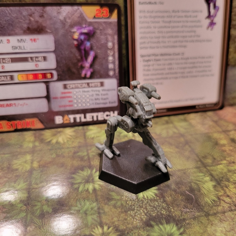 Battletech Miniatures Flea+ Pilot, Mech Cards - Mercenaries