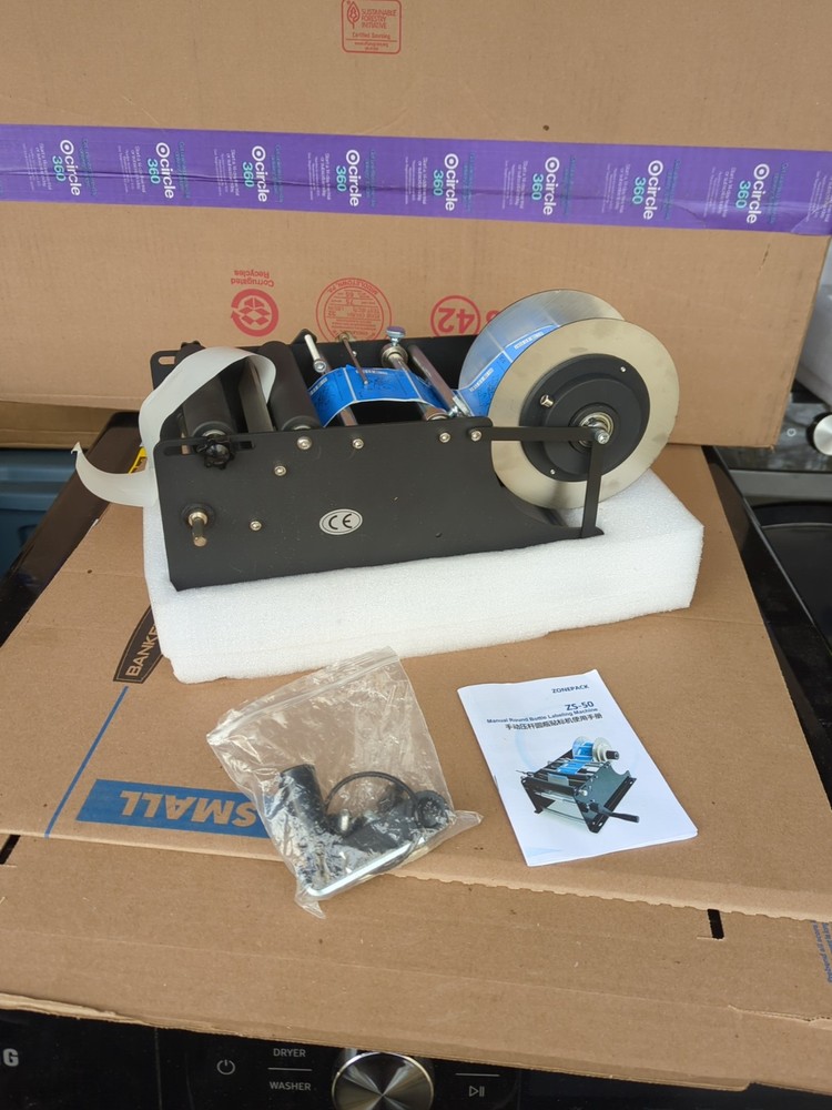 Hand Crank Labelling Machine Round Bottle Labelling Machine Labelling Machine