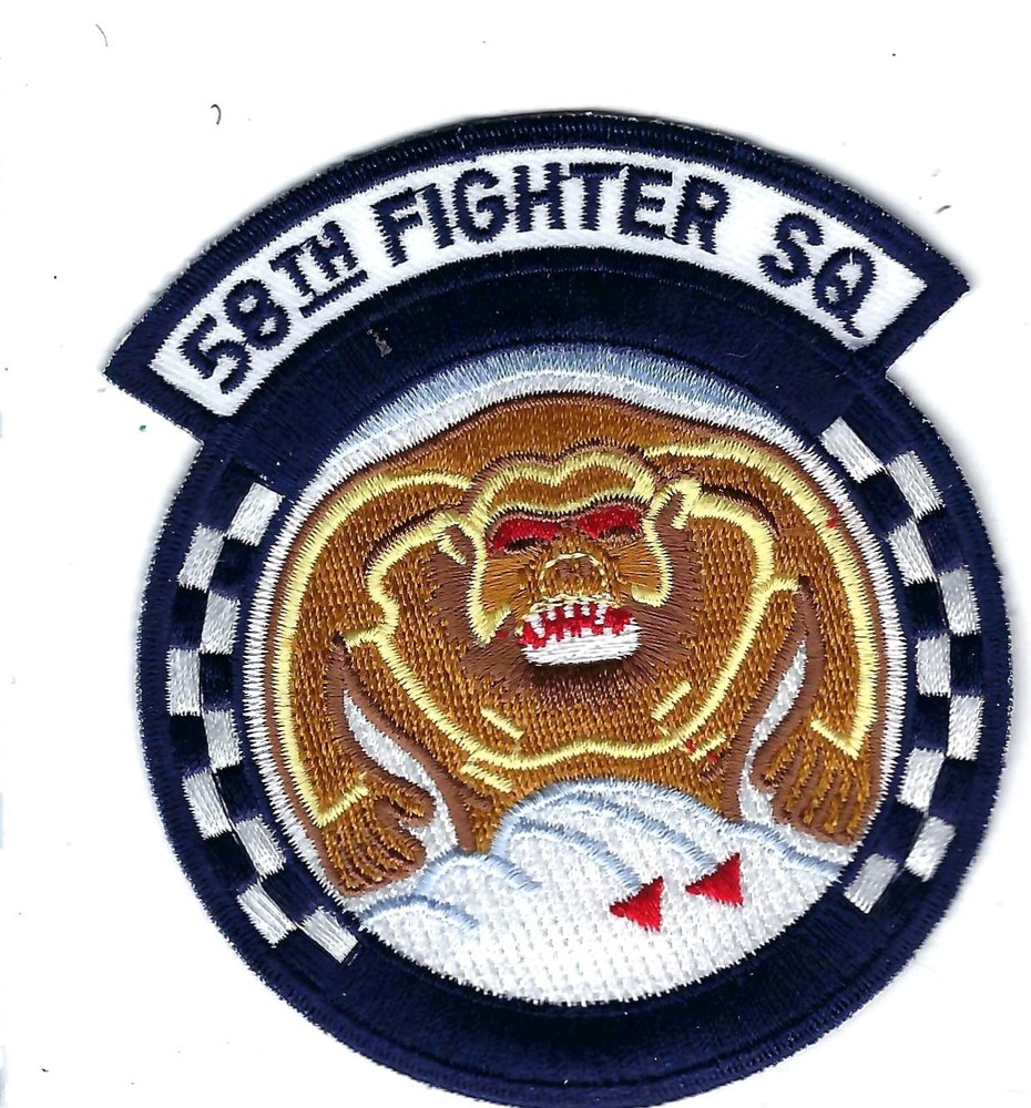 PATCH USAF 58TH FIGHTER SQ FS VERS 2  EGLIN  AFB   FS2
