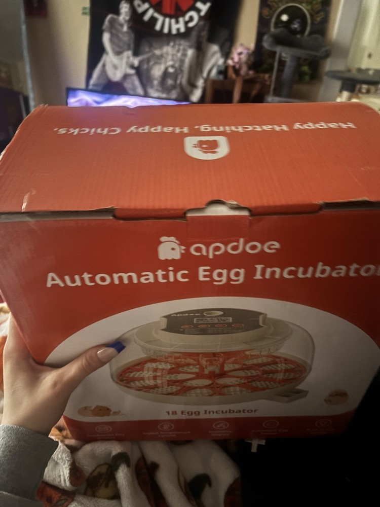 apdoe Automatic Egg Incubator 18 Egg Digital AP-12 Temperature Humidity Control