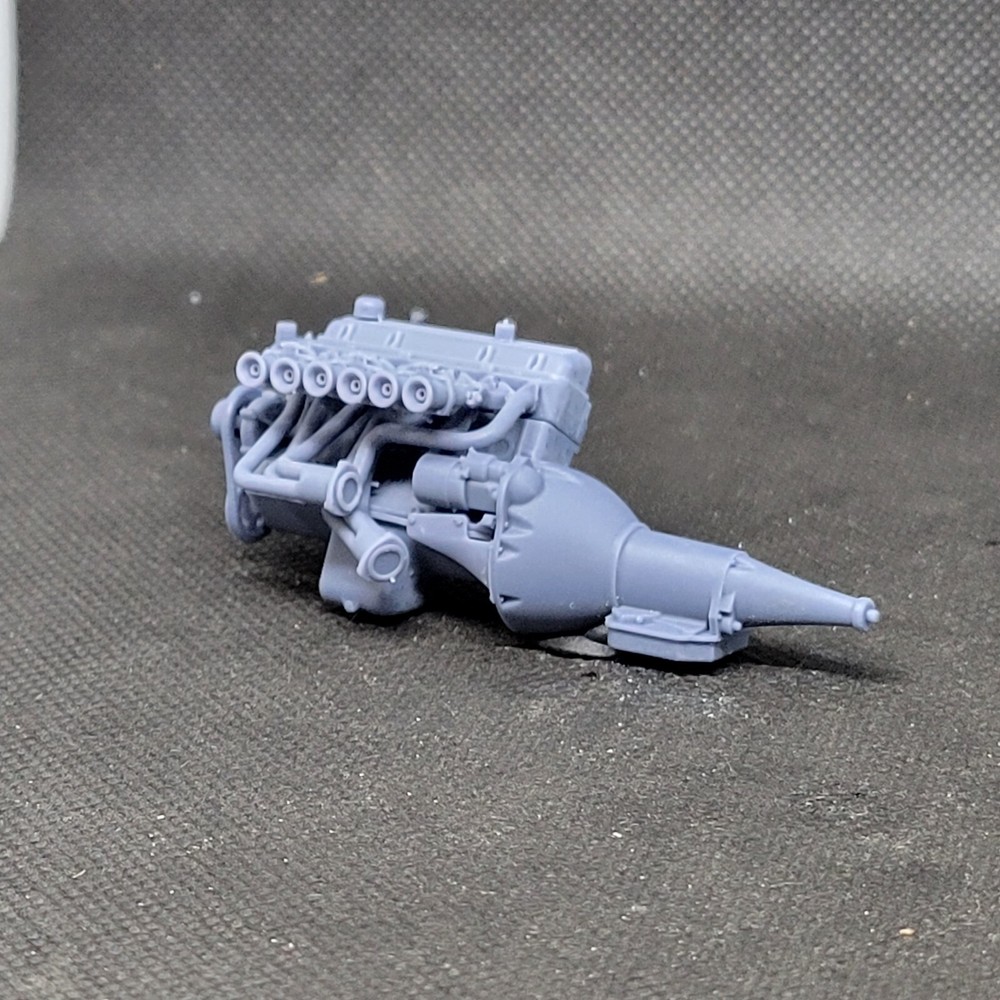 Webber DCOE Slant 6 model engine resin 3D printed 1:24-1:8 scale