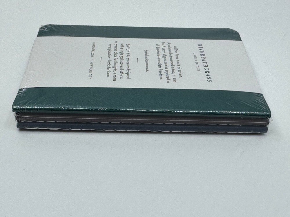 Baron Fig Limited Edition RIVER PATH GRASS Apprentice Notebooks NEW!
