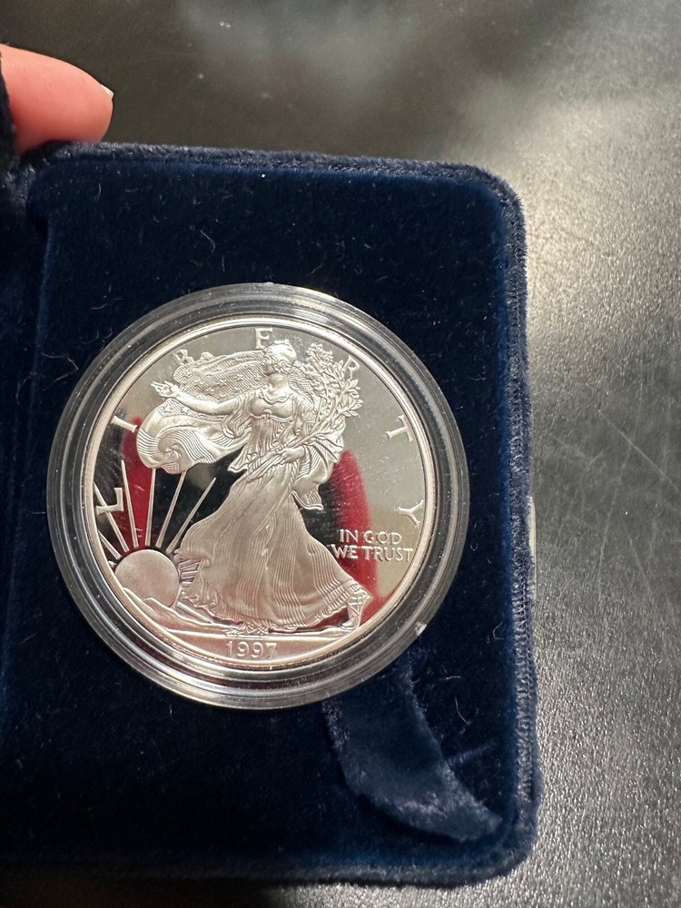 Gorgeous Silver 1997 American Eagle Liberty, Proof Coin