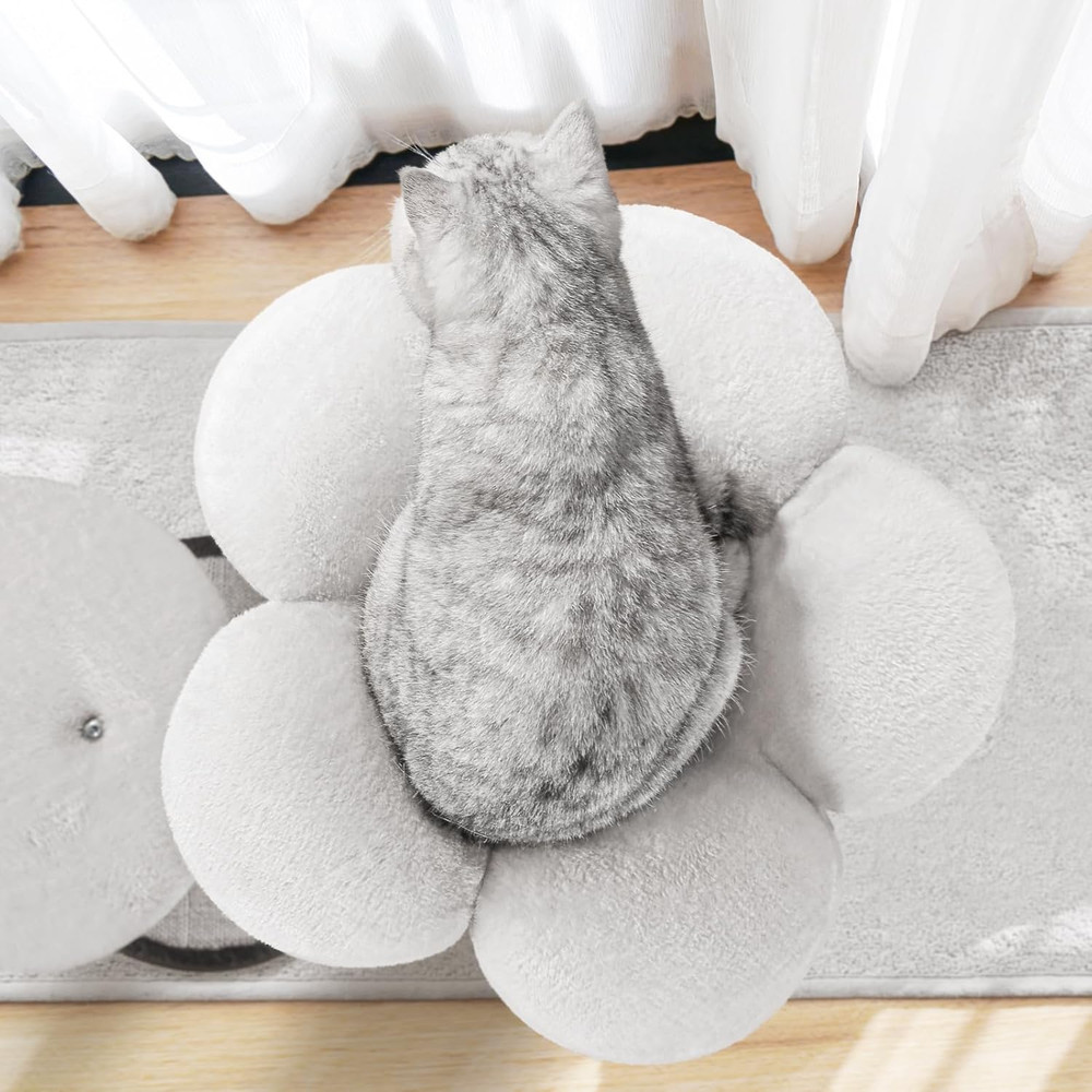 Stylish Multi-Level Cat Tree with Scratching Post for Large Indoor Cats
