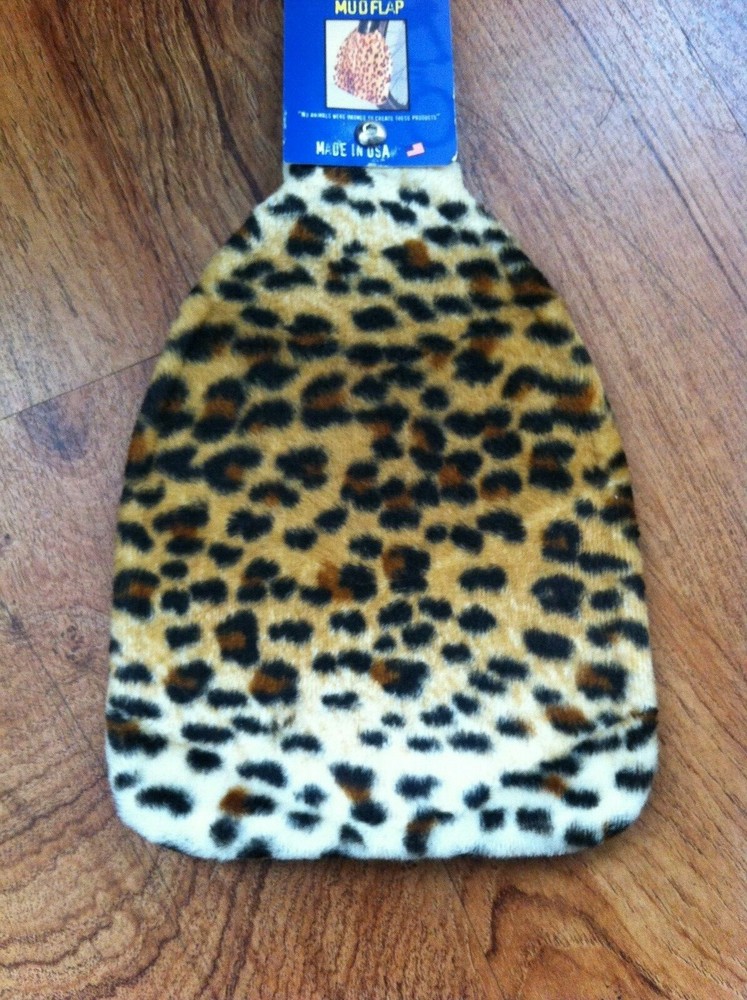 Custom Bicycle Mud Flap Brown Leopard Bikes