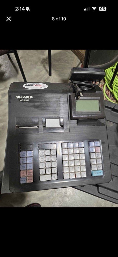 Sharp  XE-A507 Electric Cash Register With Drawer