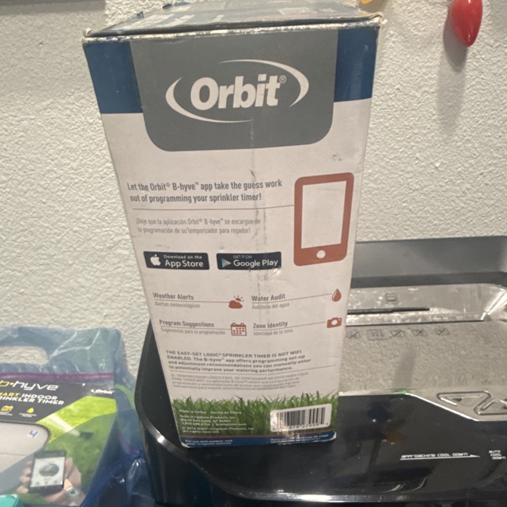 Orbit Easy-Set Logic 9-Station Sprinkler Controller Weatherproof Plug & Go Rain…