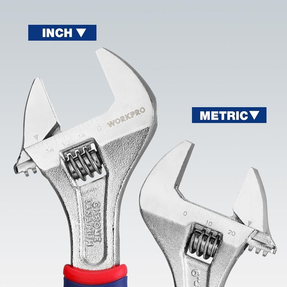 Versatile 6-Inch Adjustable Wrench with Precision Fit & Slip-Resistant Handle