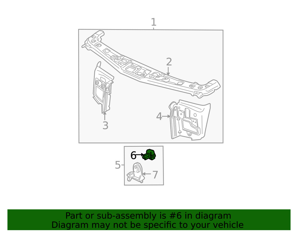 Ambient Air Temperature Sensor Assembly with 2 Terminals and 2 Alignment Tabs