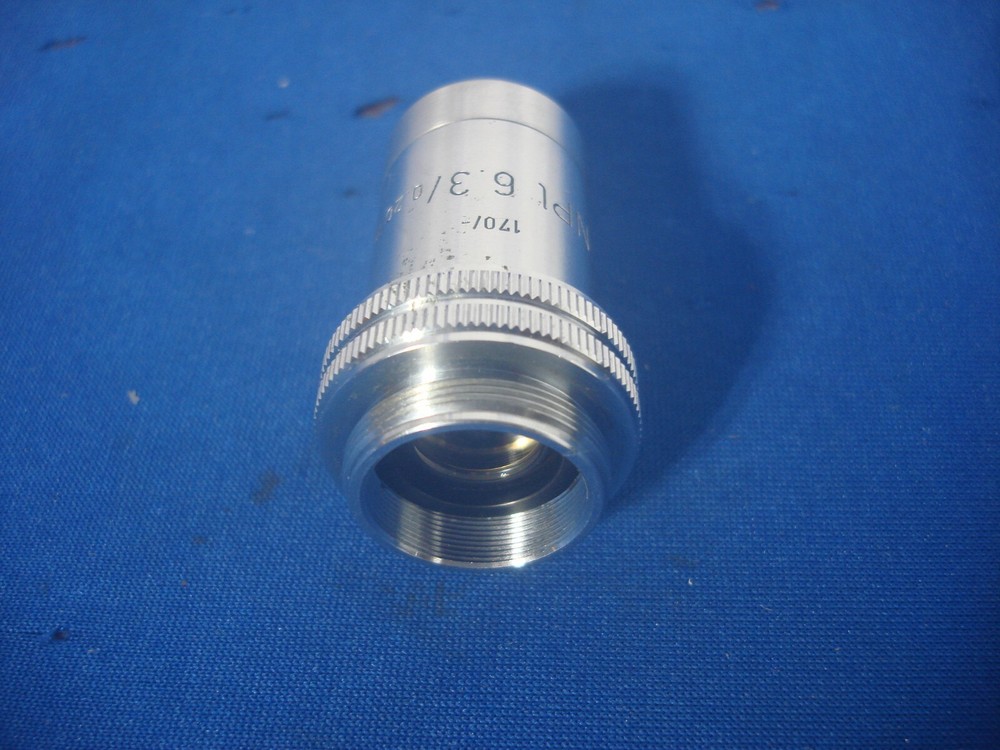 Leitz Wetzlar Microscope Objective NPL 6.3/0.20 P 170/-