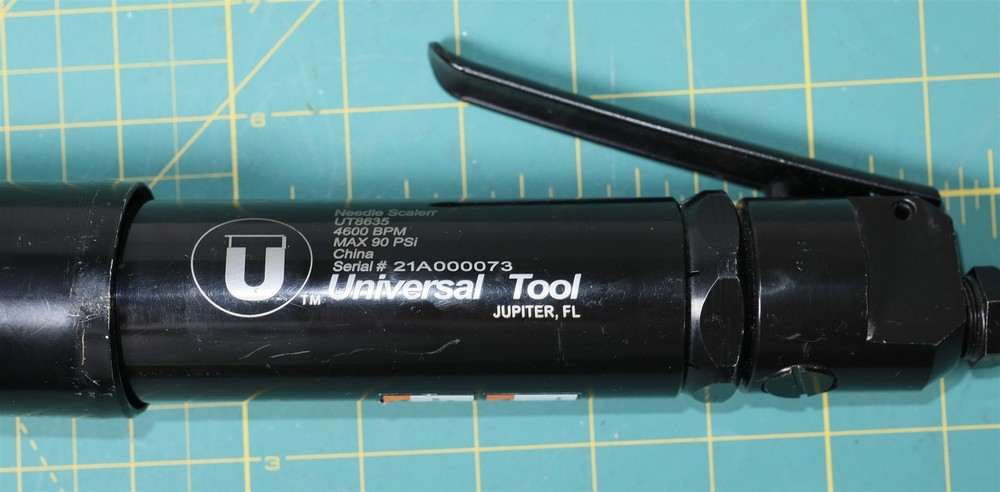 Untested Universal Tool 4600 BPM 90 PSI MAX Pneumatic Needle Scaler UT8635