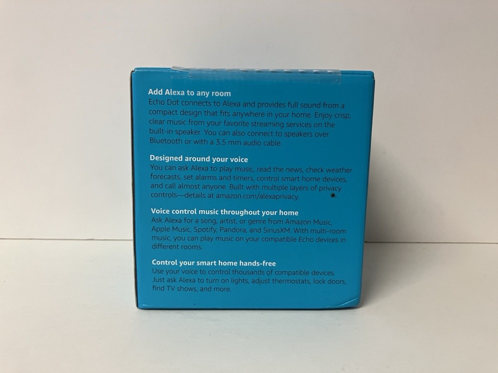 Amazon Echo Dot 3rd Generation Smart Speaker Charcoal NEW FACTORY SEALED