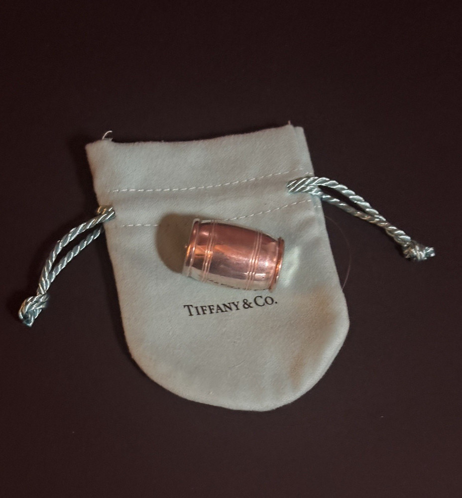 Tiffany & Co ~ Silver  Barrel ~Pill Box