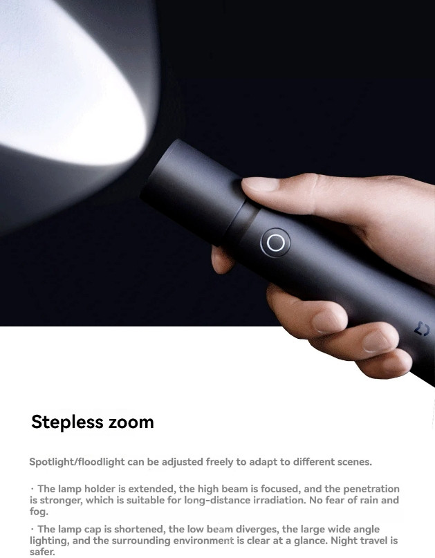 Xiaomi Mijia Multi-functional Ultra Bright Torch LED Flashlight