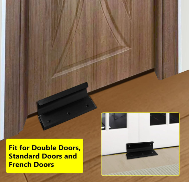 Security Lock Rectangular Door Brace Barricade House Double Safety Protection