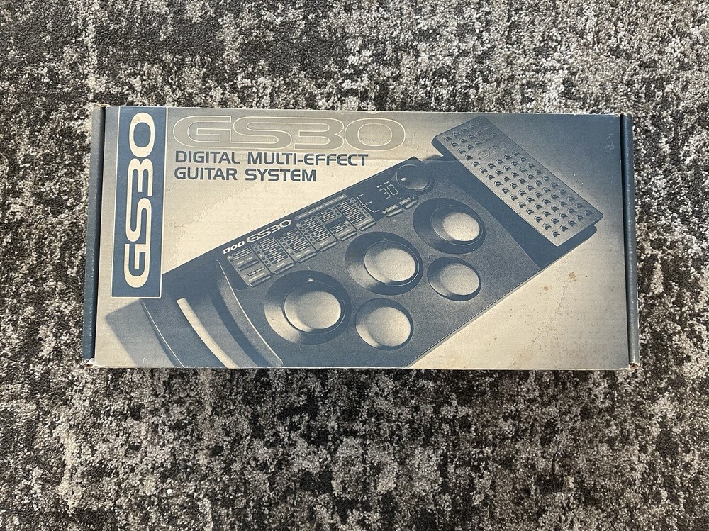 DOD GS30 Digital Multi Effect Guitar System Rare Vintage Effects Processor