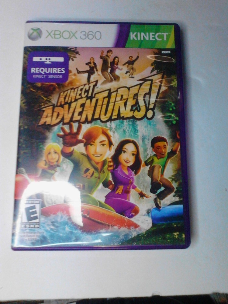 XBOX 360 Kinect sensor w/ box, game & calibration card