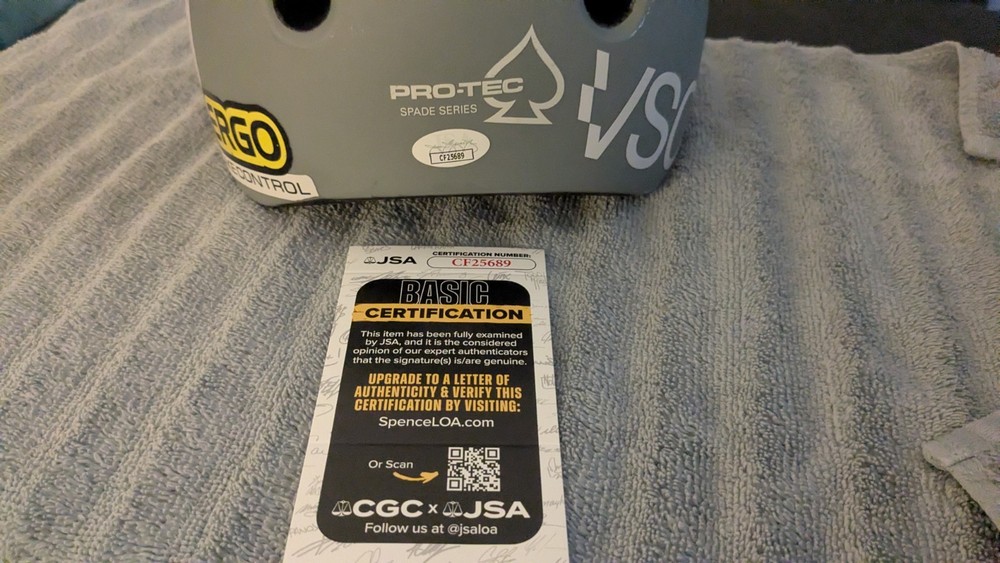Tony Hawk Signed Pro Skateboarder Helmet JSA