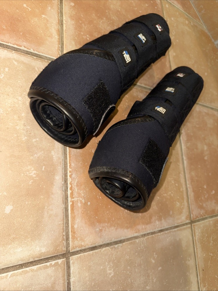 Premier Equine Air-Tech Turnout Boots Large Set 4 Front & Hind Working