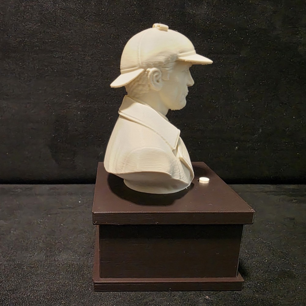 Sherlock Holmes 3D Printed Talking Bust