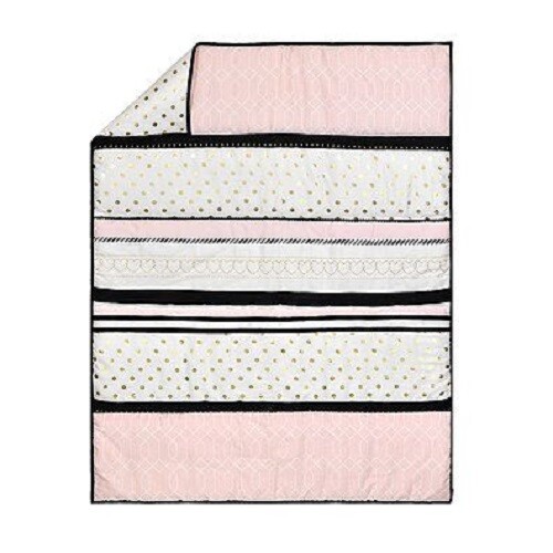 Just Born CoCo Collection 8Pc Crib Bedding Set Include Mobile/Blanket+++New