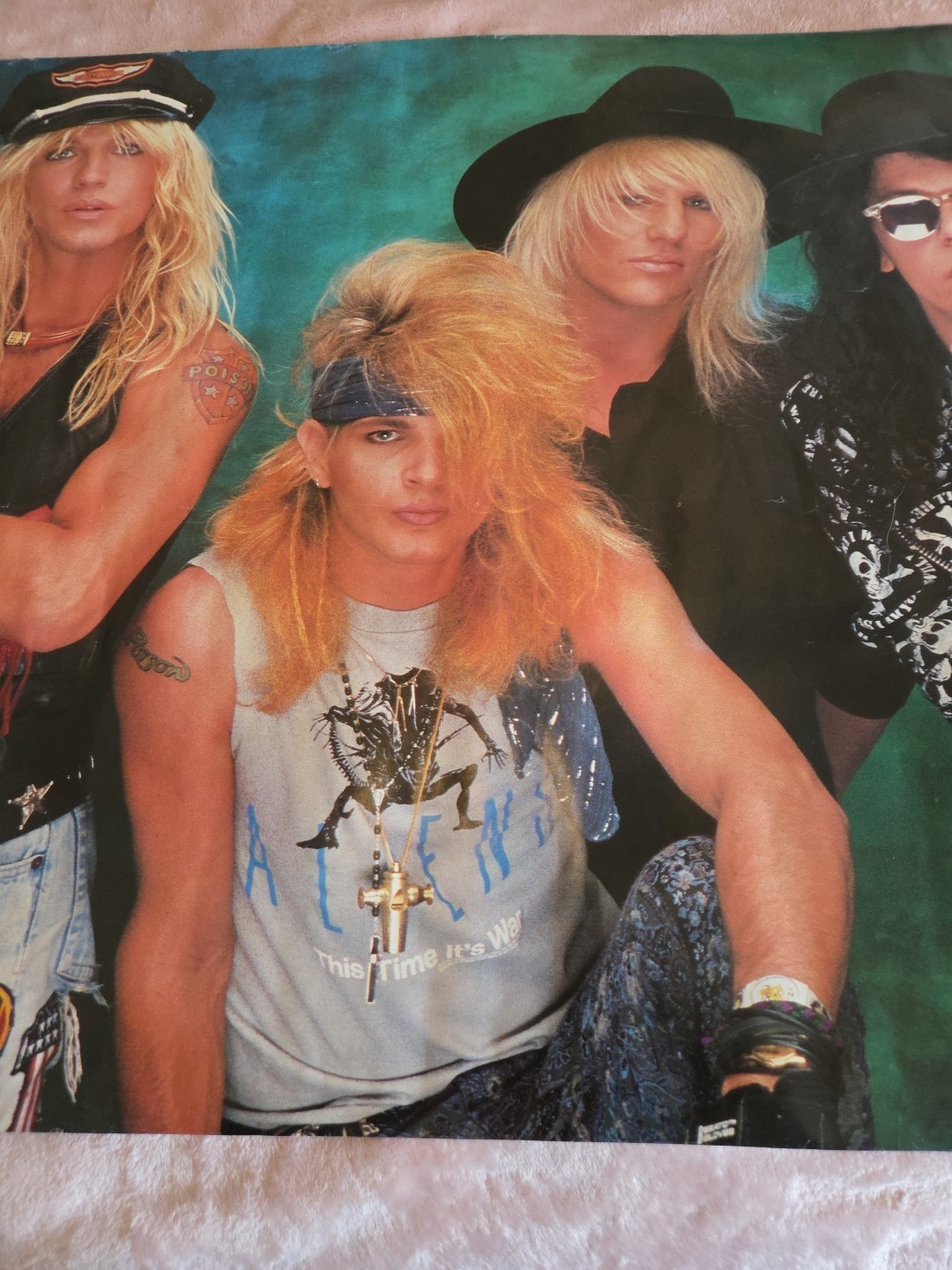 Poison vintage music poster 1988 34 X 22