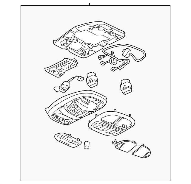 Genuine GM Console Assembly 15795825