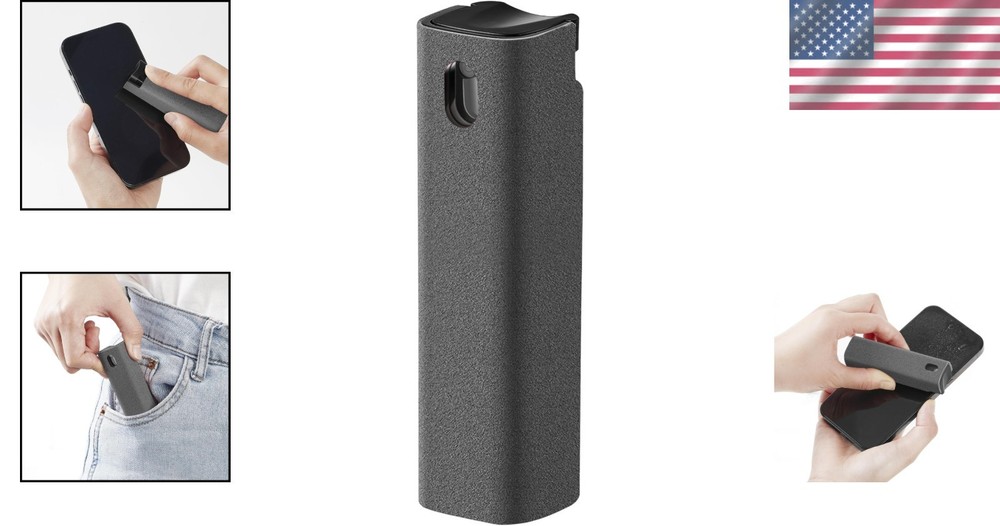 Portable Touchscreen Mist Cleaner with Microfiber Cloth for Effortless Cleaning
