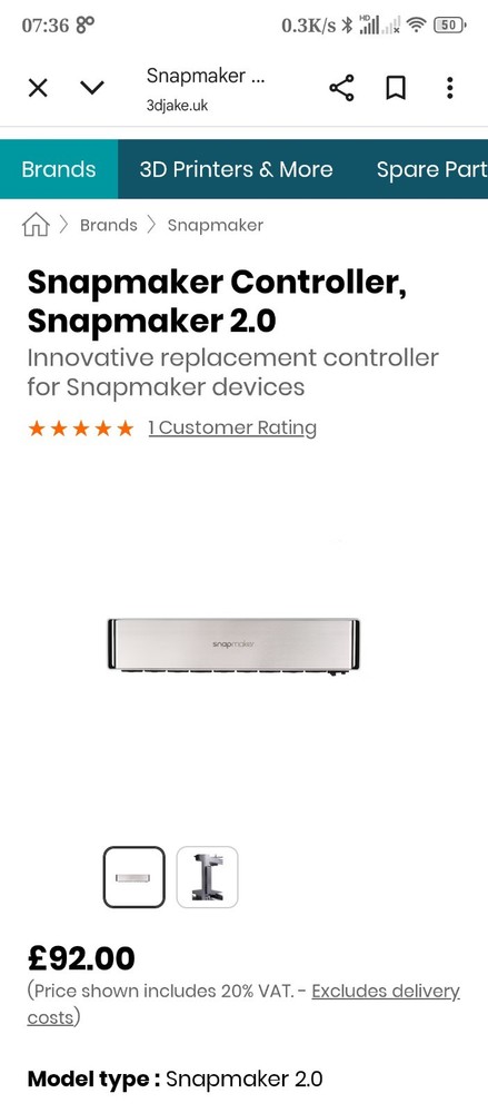 Snapmaker 2.0 Controller With Cables